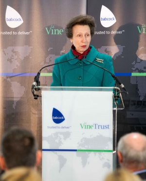 HRH The Princess Royal names Forth Hope